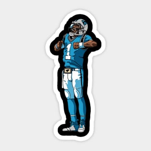 Supercam cartoon Sticker